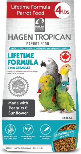 Tropican Parrot Lifetime Granules 2mm